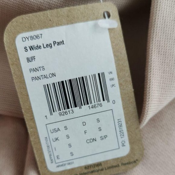 Nwt Reebok Dance Studio Wide Leg crop sweatpants - Picture 5 of 7